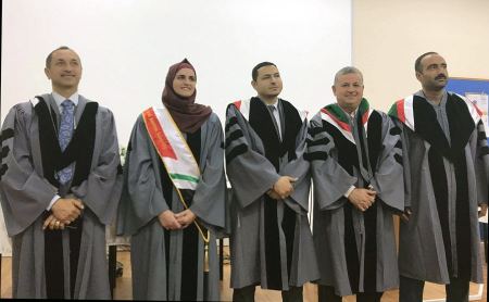 مناقشة رسالة ماجستير بعلم الحاسوب في الجامعة العربية الامريكية